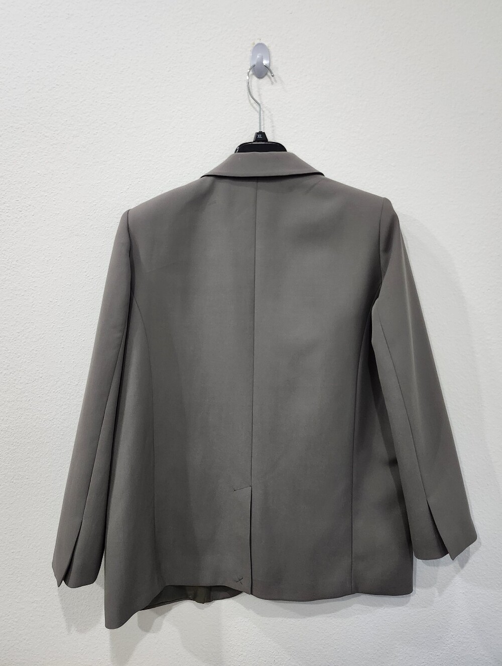 ZARA WOMAN LONGLINE STRAIGHT BLAZER JACKET GRAY Size Large New - Picture 3 of 8